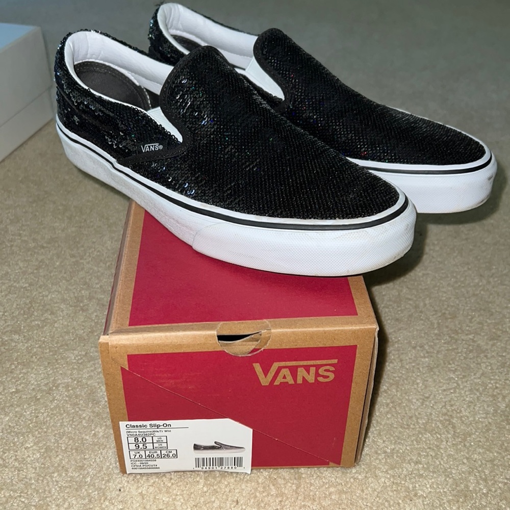 Vans Classic Slip On in Sequin